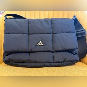 Adidas Black Quilted Cross Body Bag